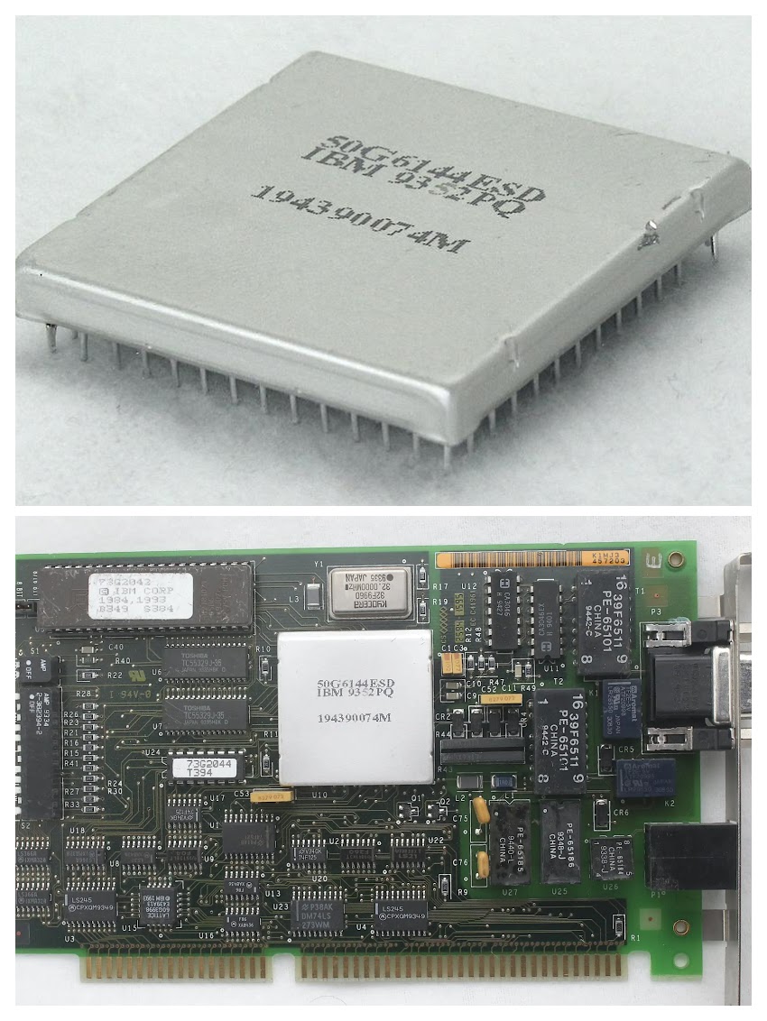 IBM Chip Covers, Photos Courtesy of Ken Shirriff